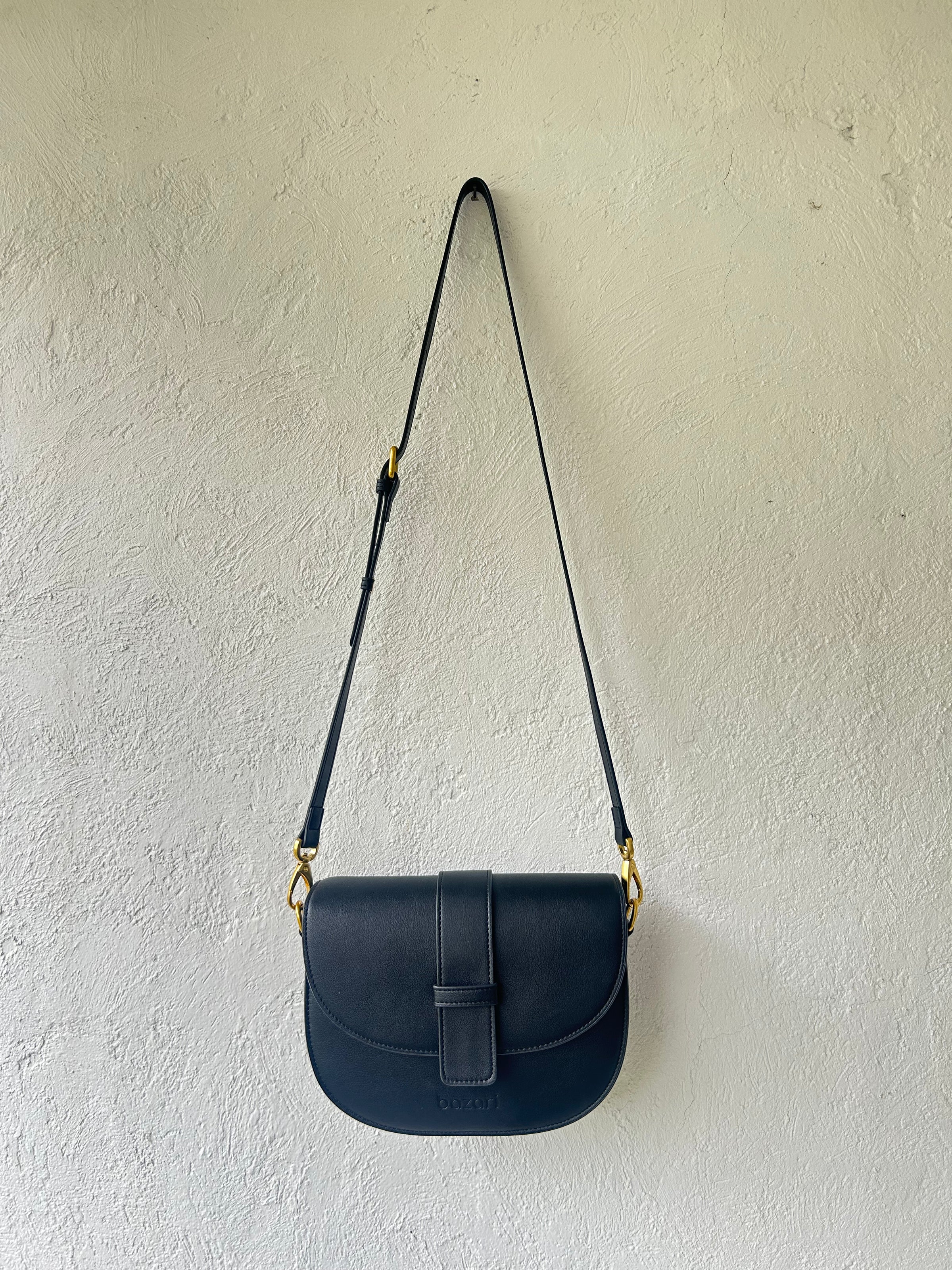 【BLACKPURPLE】24SS★ Codi keyring bag Luna Black | Bazari